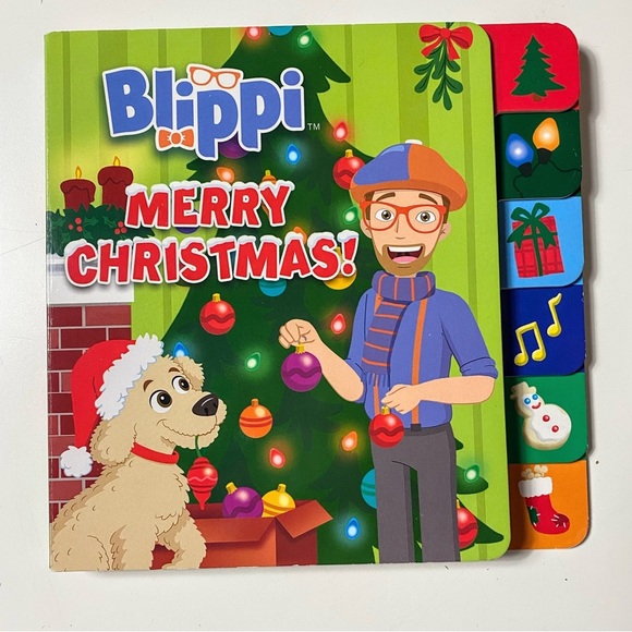 New Blippi Merry Christmas Book by Thea Feldman Children’s Christmas Book - Picture 6 of 7